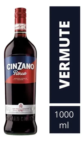 Vino Cinzano Rosso Vermouth 1lt - mL a $82