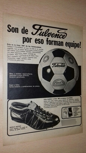 P405 Clipping Publicidad Botines Fulvence Año 1967