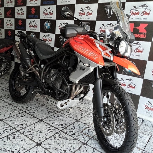 Imagem 7 de 8 de Triumph Tiger Xcx 2020 Laranja 08 Mil Km...