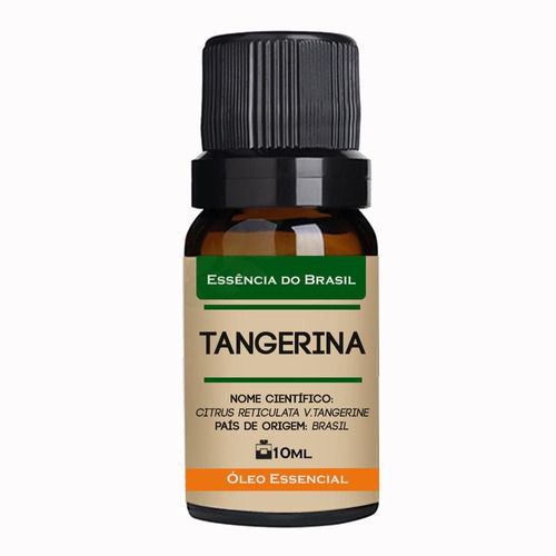 Óleo Essencial De Tangerina 10ml - Puro E Natural