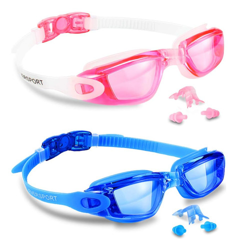 Gafas De Natación Unisex Eversport X2u Azul Y Rosa