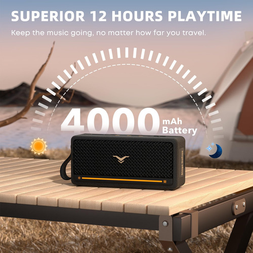 Altavoces Bluetooth Portátiles, Altavoz Inalámbrico Resisten