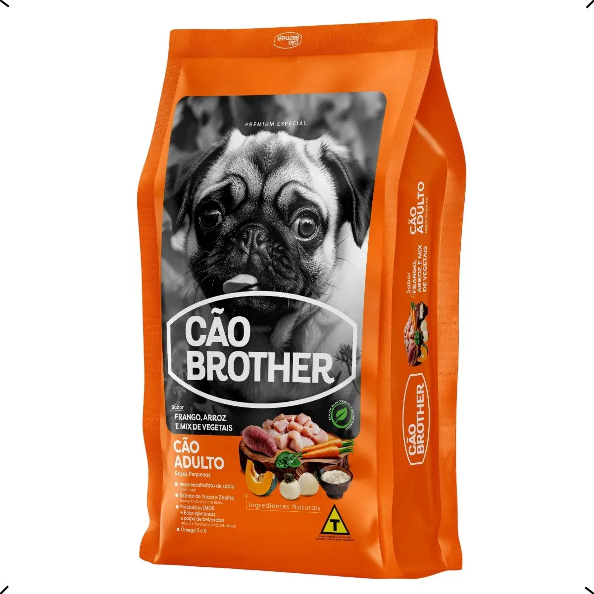 Alimento Premium Especial Cão Brother Adulto Raça Pequena Para Cão Adulto De Raza Pequena Sabor Frango