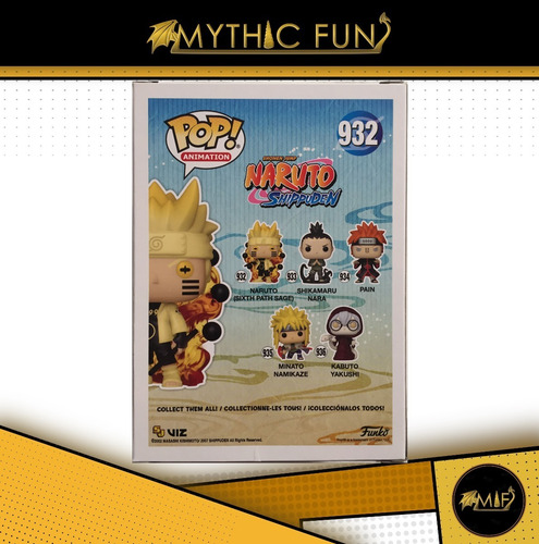 Funko Pop Naruto (sixth Path Sage) Specialty Series 932 (Usado)