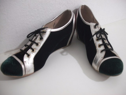 Tenis Sneacker Miucha Veludo Colorido Tam 39 Bom Para 37 38