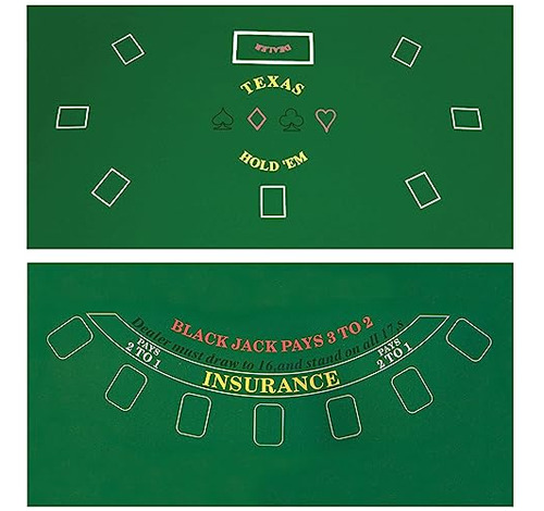 Da Vinci Diseño De Fieltro De Casino Texas Holdem Y Blackja