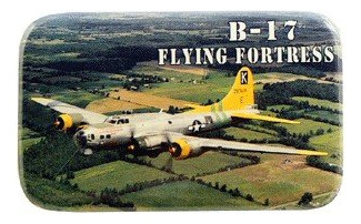 B-17 Flying Fortress Metal Iman