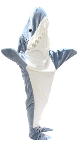 Pijama Shark De Una Sola Pieza Para Adultos, Manta De Tiburó