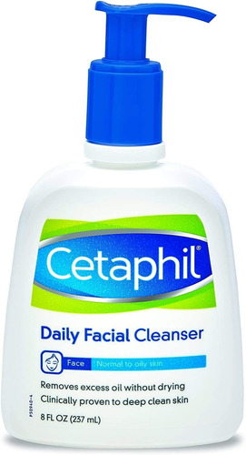 Limpiador Facial Diario Cetaphil, Piel Normal A Grasa - 8 Fl