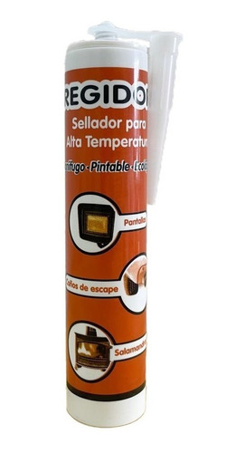 Silicona De Alta Temperatura 300cc X6