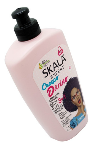 Imagen 3 de 5 de Skala Crespo Divino Crema Peinar Protector Termico Vegano