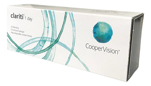 Lente De Contato Diária Clariti 1 Day Coopervision + Grau Esférico -8,00 (miopia)