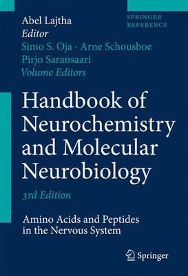 Libro Handbook Of Neurochemistry And Molecular Neurobiolo...