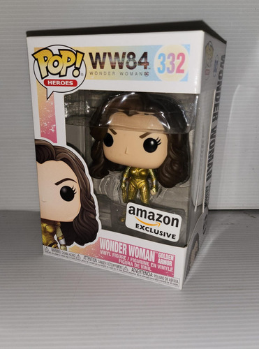 Funko Pop Wonder Woman Golden Armor #332 Amazon 