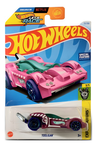 Tooligan Rosa Hot Wheels E24 Tarjeta Americana