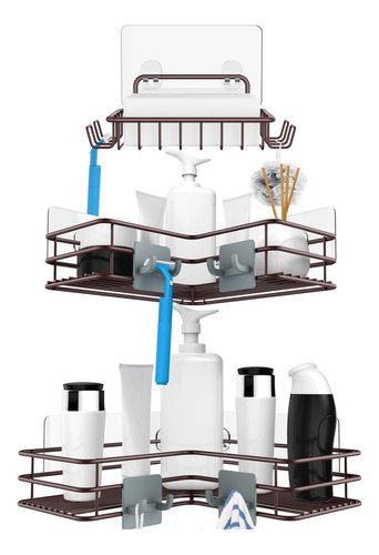 Nieifi Estante De Ducha Esquinero Y Soporte De Jabon De Barr