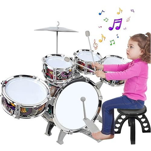 Raimy Niños Tambor Set For Toddlers With 5 Piece High 8qfmh