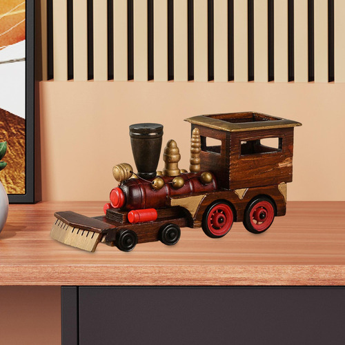 Elegante Modelo De Tren De Madera Para Decoración De C