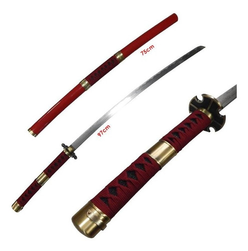 One Piece Espada Katana Roronoa Zoro Sandai Kitetsu Acero