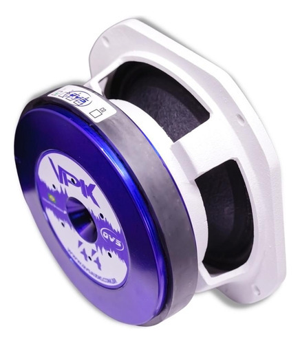 Alto-falante para veículo Qvs 6VPK44 de 6 polegadas cor branco
