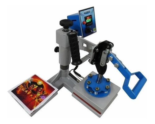 Prensa Sublimadora E Transfer Manual Maquinatec 15x15 - 220v