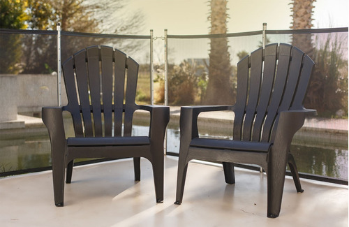 Sillon Jardin Plastico Garden Life Miami Negro