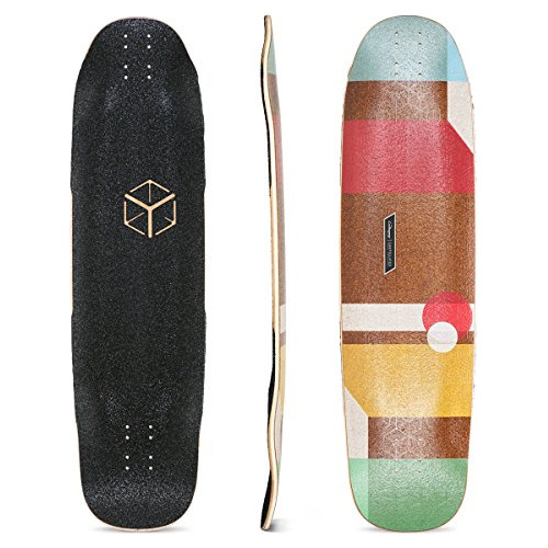 Tablas Cargadas Cantellated Tesseract Bamboo Longboard Skate