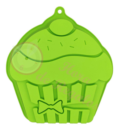 Molde De Silicona Cupcake Torta Chispas Moño 21x21.5x4.5cm 