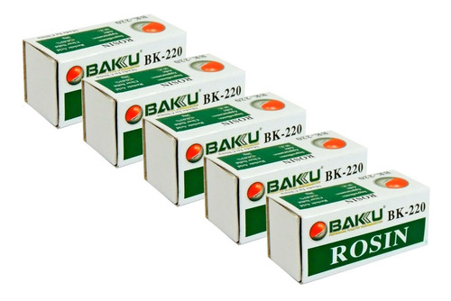 Soldadura Resina Rosin Cortos Baku 5 Piezas Total 100g