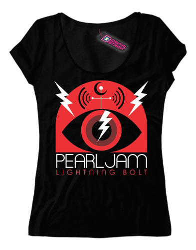 Remera Mujer Pearl Jam Lightning BoLG Rp212 Dtg Premium