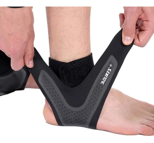 Tobillera Deportiva Base Neopreno Ligera 1par Full Atletic Negro