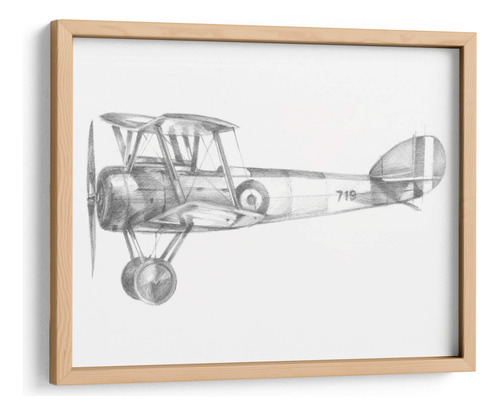 Cuadro Enmarcado Pino Vuelo Técnico V 40x30, Ethan Harper