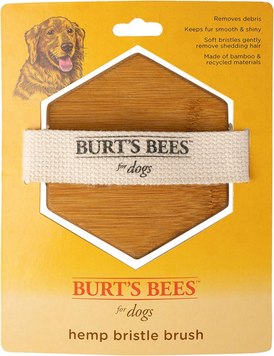 Burts Bees For Pets Cepillo De Palma Con Cerdas De Cáñamo |