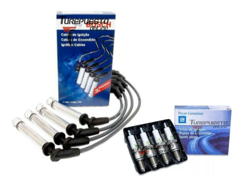 Kit Cables Bosch + Bujias Original Fiat Strada - Stilo 1.8