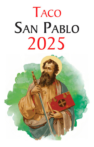 Taco San Pablo 2025, De Equipo San Pablo., Vol. 0. Editorial San Pablo, Tapa Blanda, Edición 0 En Español, 2024