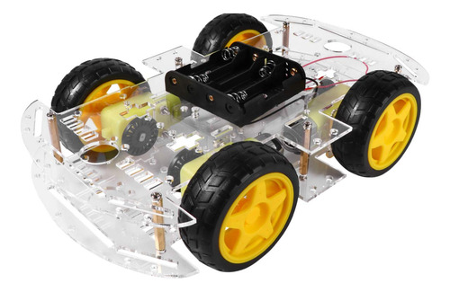 Kit Chasis Robot 4wd - Compatible Con Arduino Y Pi