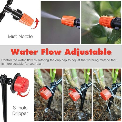 Kit De Riego Sistema Automático Goteo 50m 302pcs