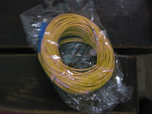 Cable De Fibra Optica De 25mts Unimodo /juego De 33pqt