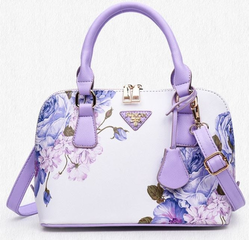 Bolsa Morada Floral Grbol0005