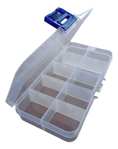 Kit De 5pz De Caja Organizadora De Plástico, 10 Divisiones