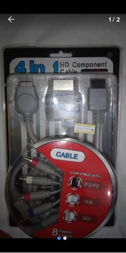 Cable Audio Vídeo Hd Para Ps2 , Ps3 , Exbox 360 , Wii