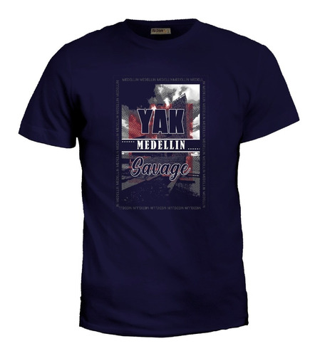 Camiseta De Yak Savage Medellin City Original Bto