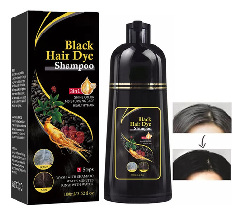 Champús Instantáneos Para Teñir El Cabello Castaño De 100 Ml