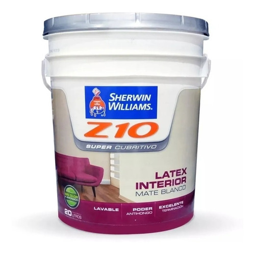 Z10 Latex Int Mate Blanco X 10lts Sw - Umox -