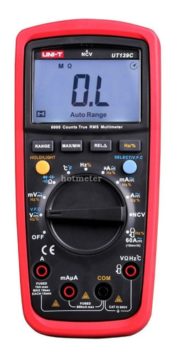 Multímetro Uni-t Ut139c Ut139 Ut-139 Ut-139c Auto Rango