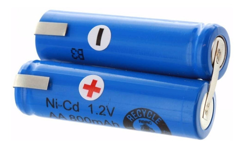 Imagen 3 de 5 de Bateria Para Afeitadora Remington Philips 2,4v Aa 900mah