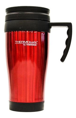 Mug Thermos Acero Inoxidable 420 Ml Rojo