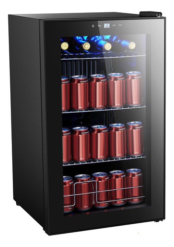 Refrigerador frigobar Avera EBC75 negro 24.7L 127V