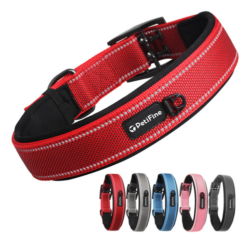 Collar Petifine Ajustable Resistente Para Perros Grandes