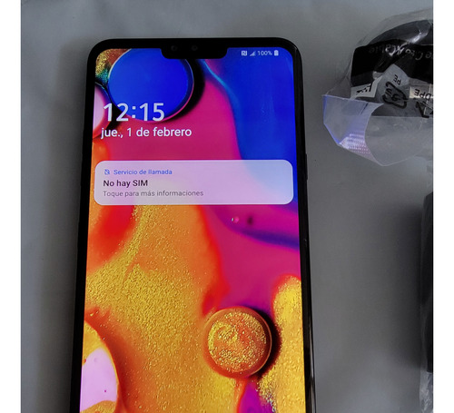 LG V40 Thinq 128 Gb Platinum Gray 6 Gb Ram  Muy Conservado